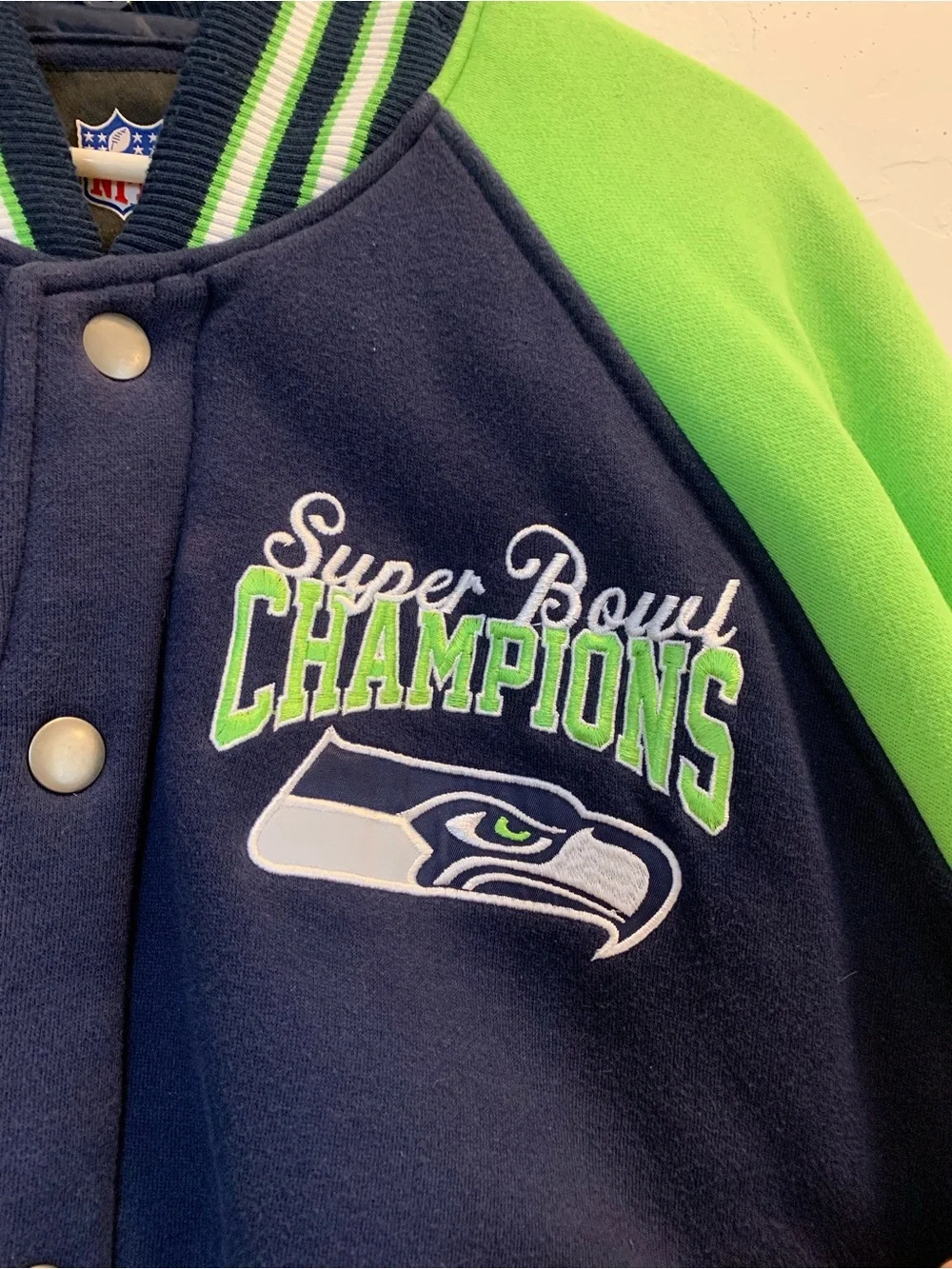 NFL Seattle Seahawks Jacket Super Bowl XLVIII Size XL